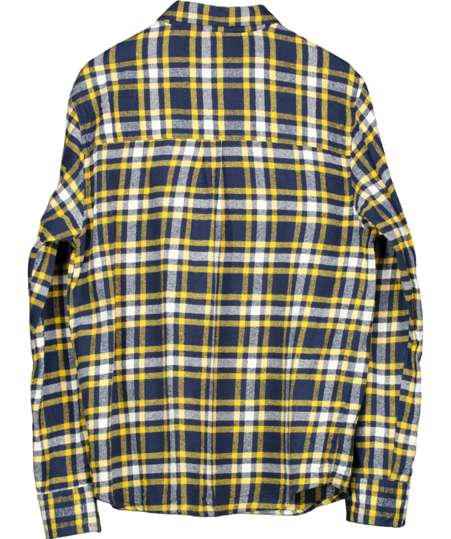 Mountain Warehouse Blue Flannel Long Sleeve Shirt UK L