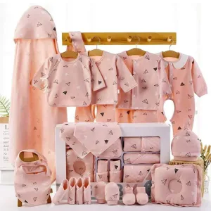 Newborn Baby Boy/Baby Girl 21pcs Gift Box, Peach (0 - 12 Months)