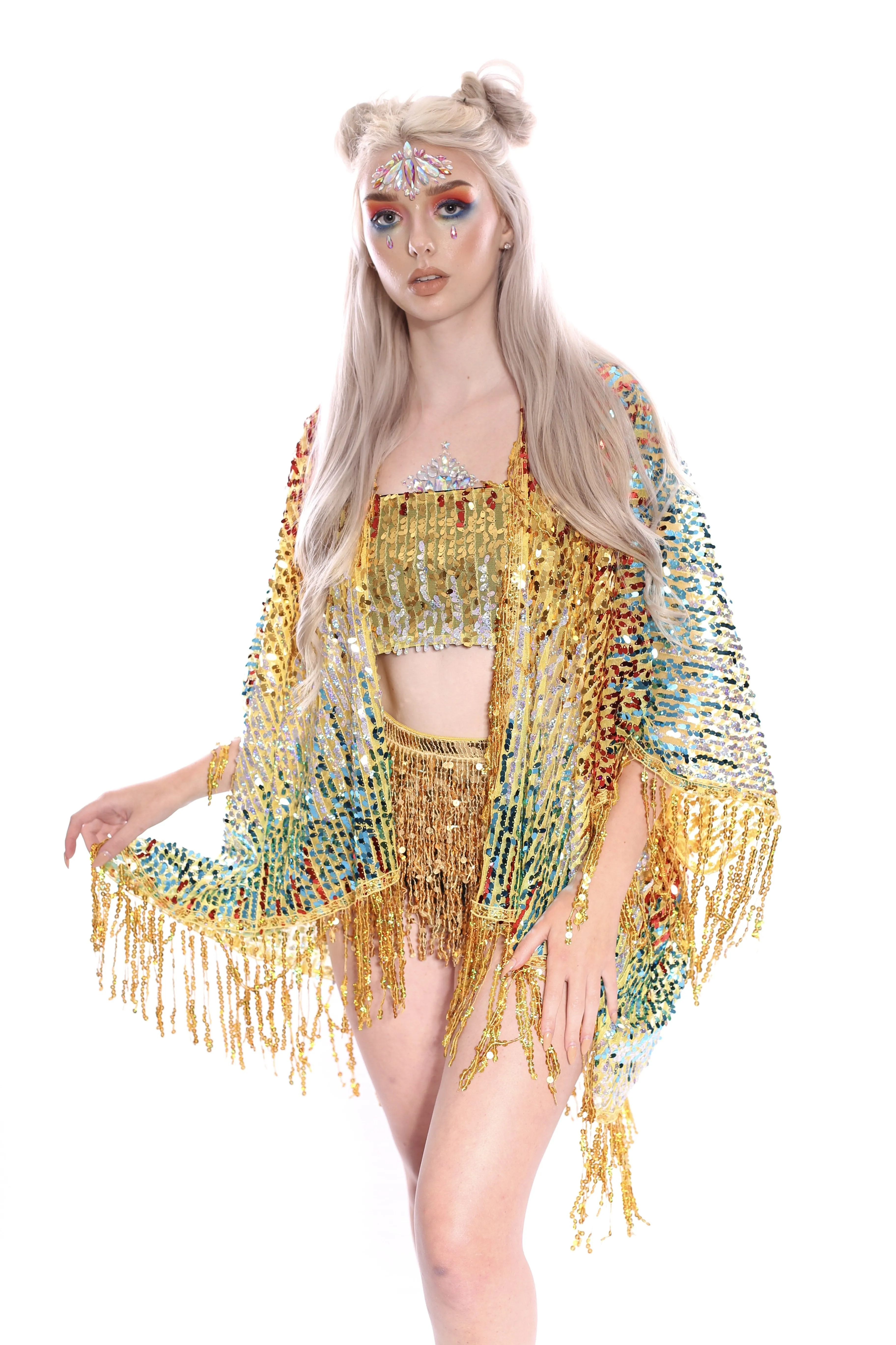 Palace Queen Sequin Tube Top