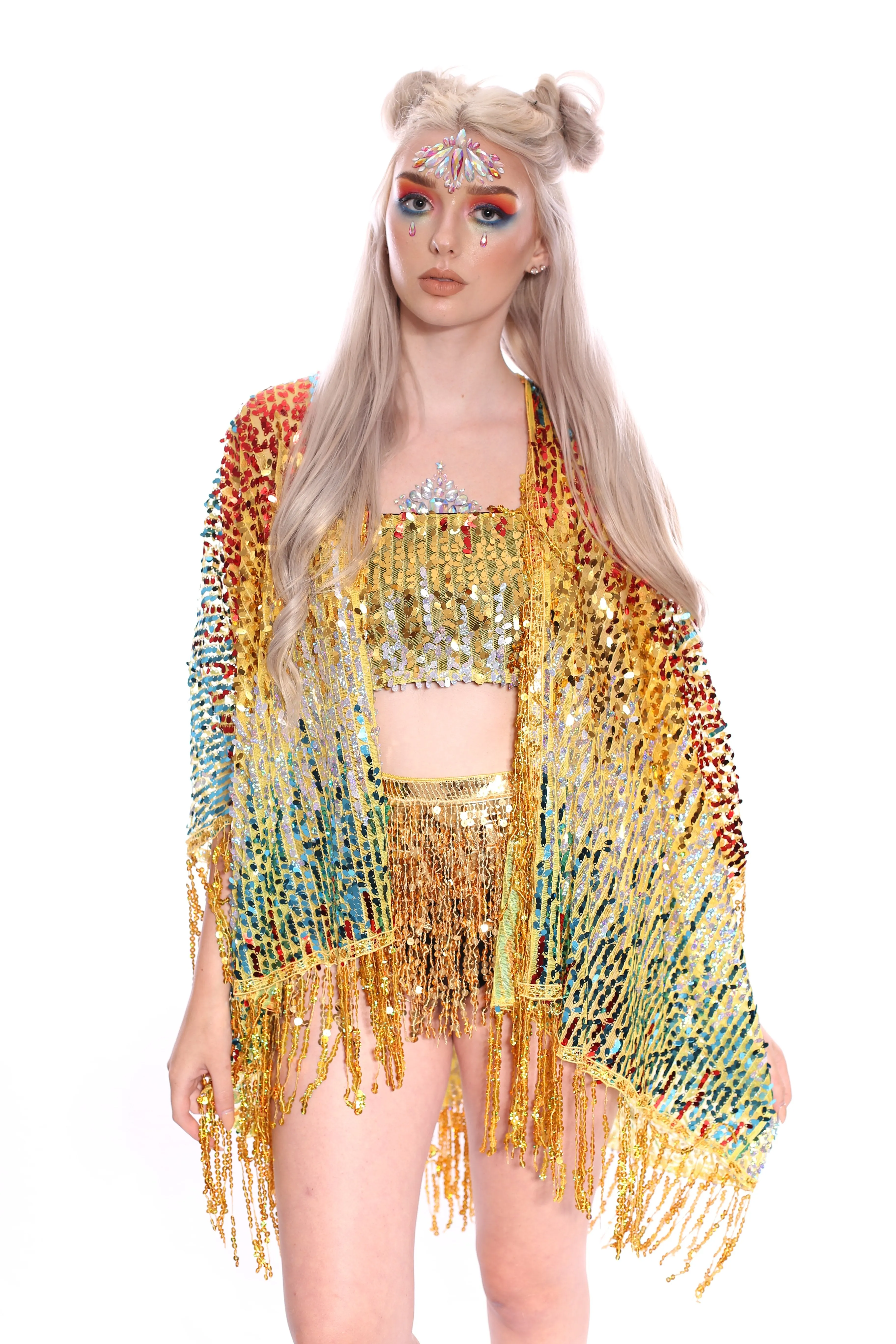 Palace Queen Sequin Tube Top