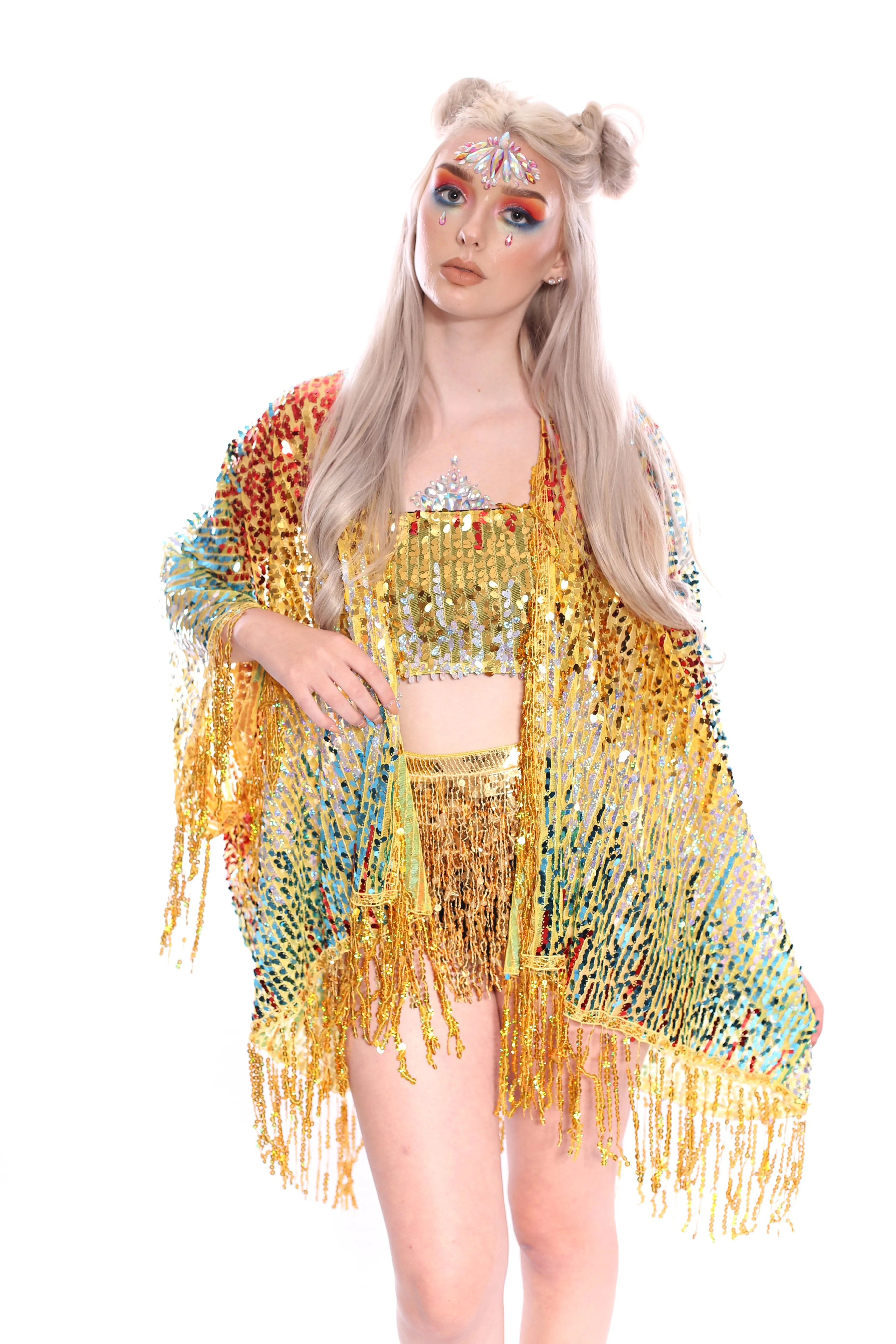 Palace Queen Sequin Tube Top